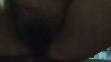 Village wife selfie naked boobs and hairy pussy show