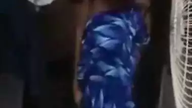 Telugu office hotty changing costume inside office MMS video