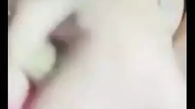 Video call sex masturbating creamy pussy viral GF