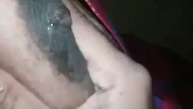 Huge milking boob wife lactating with hubby pressing nipple