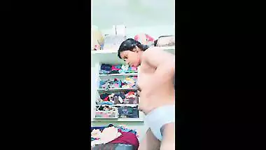 Unsatisfied mallu chechi viral nude videos and shower bath