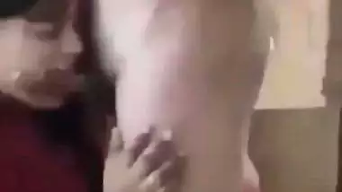 Desi milf gives an Indian blowjob to her husband’s friend