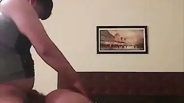 Indian sex MMS of a lover banging his slim GF in bed