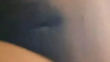 Indian wife shaved pussy rubbing in nude video making