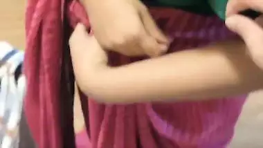 Typical Indian wife blowjob and riding dick of hubby