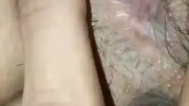 Shy Tamil girl pussy hole explored on cam