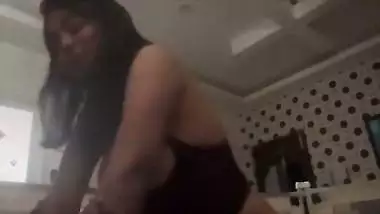 Big boob sexy girl rides like a whore on lover’s dick