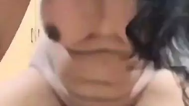 Cute MILF nude fucking husband friend dick mms