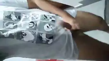 Indian college guy exposing big dick