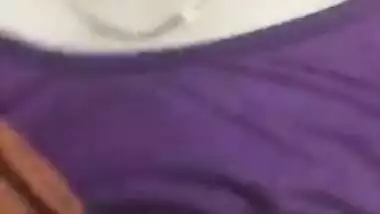 Slender Desi sexpot provocatively flashes small XXX tits on camera