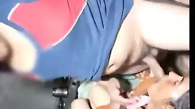 Local wife mouth fucking by husband and pussy fingering