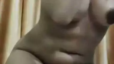 Topless beautiful girlfriend video call to boyfriend