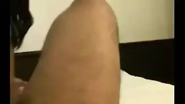 Desi porn movie scene of large scoops college gal Diksha sucking knob!