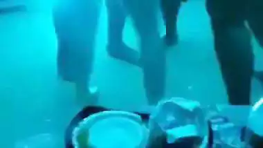 Nude dance of the crazy couples in the foursome