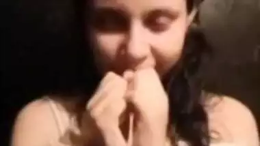 Today Exclusive- Cute Desi Shy Girl Showing Boobs