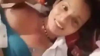 Hubby Record Wife Boobs and Pussy Video