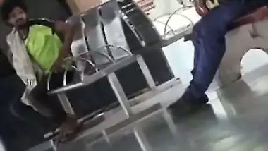 Randi in railway station sucking dick caught by voyeur