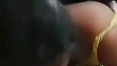 Tamil MILF licks dick with horny and boobs showing