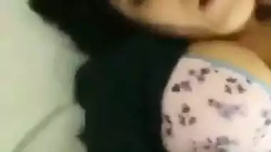 Young guy fucks his busty office colleague in a hotel room