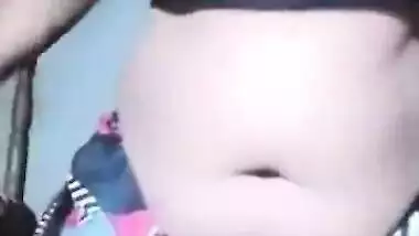 Juicy Bhabhi showing her creamy boobs