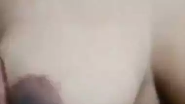 Horny Aunty Flaunting Her Big Tits