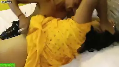 Indian sexy bhabhi hot real fucking with young lover! Hindi sex