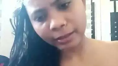 Head bath nude shower with camera recording of GF