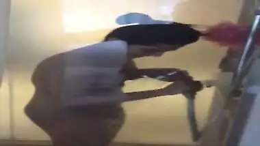 Someones gf doing naughty things in shower