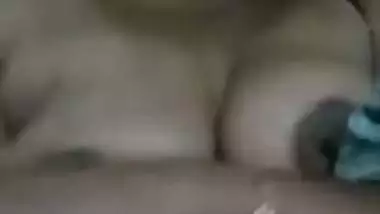 Village lady secretly shows her boobs and pussy on camera