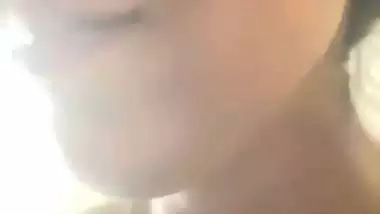 Girlfriend nude romance and boob sucking by lover