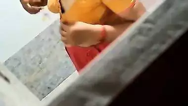 Devar keeping cam to see bhabhi taking morning bath