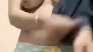 Sexy Indian Punjabi girl stripping nude on selfie cam