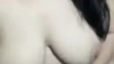 Self-isolated Indian girl has no choice but to play with pussy