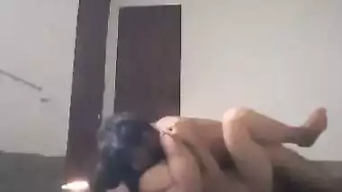 Crazy nude couple fucks hard on the floor in desi porn