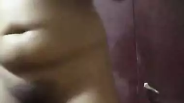 Village girl cooking brinjal inside her anal