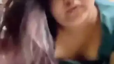 Chubby girlfriend pussy fucking from back by boyfriend