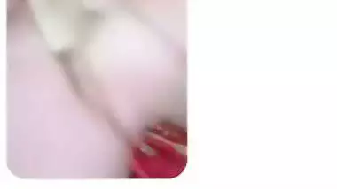 Video call nude show of sexy Indian girlfriend MMS