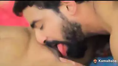 Lady gives a desi blowjob to her lover and drinks cum