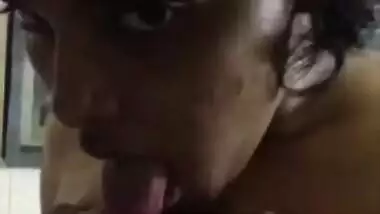 Indian teen squeezes her XXX titties showing them off on camera
