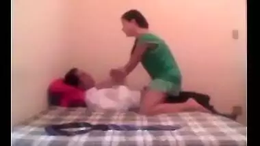 Sexy Indian teen giving a nice blowjob