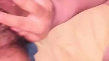 Village wife putting condom on husband dick and fucking