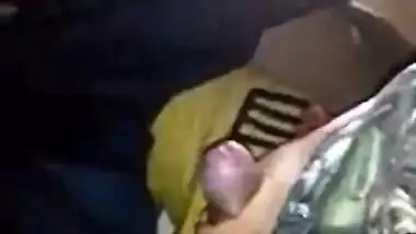Horny desi couple erotic sex inside train