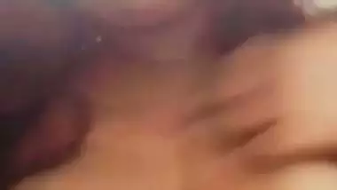 Desi divorced bhabhi showing big boobs to lover