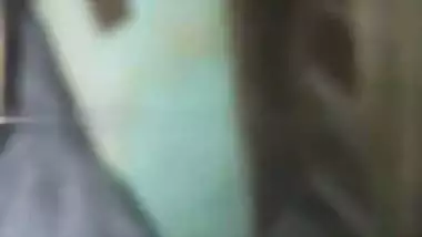 Village lady shows her naked boobs and butt for cash