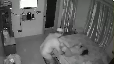 Couple fucking at night caught on CCTV viral MMS